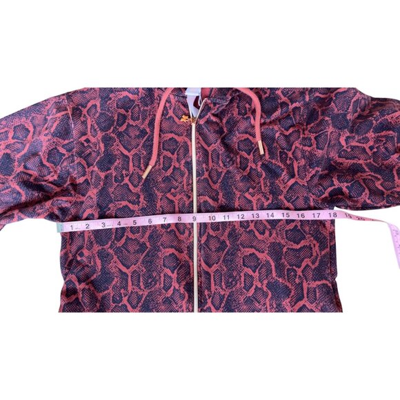 Savage X Fenty Forever Savage Hooded Onesie red rose gold size XS - Picture 7 of 9